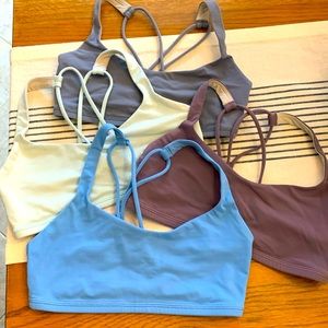 Lululemon free to be sport bras, size 4